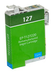 127 Epson Inkjet Remanufactured Cartridge, Cyan, 11.7ML