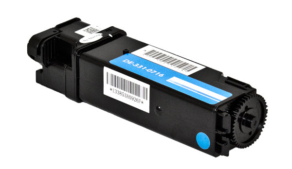 331-0716 Dell Compatible Toner, Cyan, 2.5K High Yield
