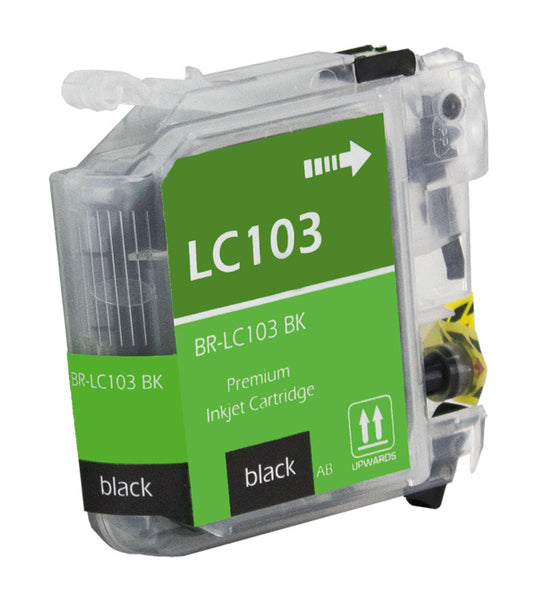 LC103BK Brother Inkjet Compatible Cartridge, Black, 19.4ML