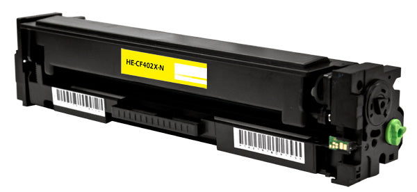 CF402X Hewlett-Packard Compatible Toner, Yellow, 2.3K High Yield