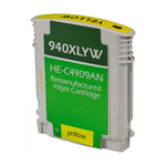 C4909AN Hewlett-Packard Inkjet Remanufactured Cartridge,Yellow, 28ML H.YieldReads Ink Volume