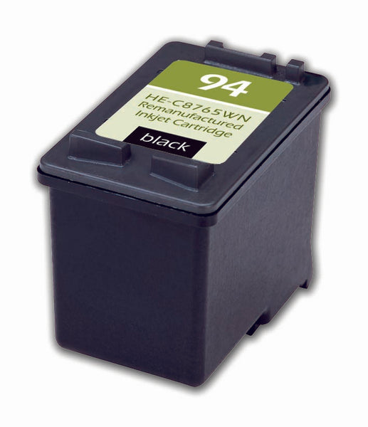 C8765WN Hewlett-Packard Inkjet Remanufactured Cartridge, Black, 18ML