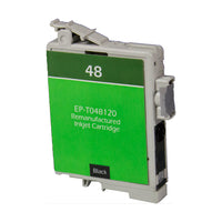 48 Epson Inkjet Remanufactured Cartridge, Black, 16ML