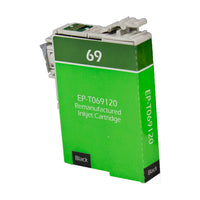 69 Epson Inkjet Remanufactured Cartridge, Black, 8ML