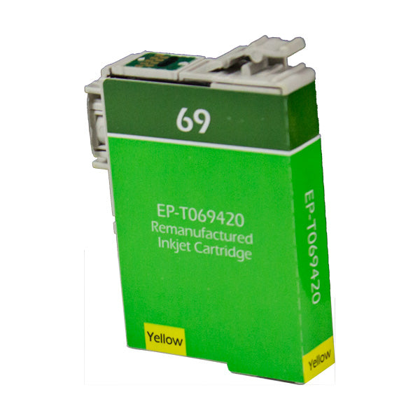 69 Epson Inkjet Remanufactured Cartridge, Yellow, 8ML