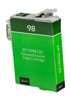 T098120 Epson Inkjet Remanufactured Cartridge, Black, 11ML