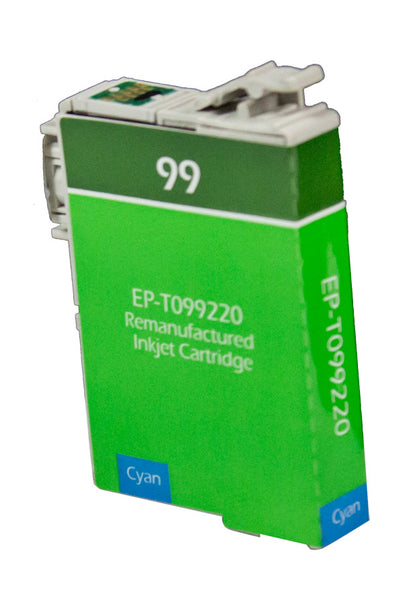 T098220 Epson Inkjet Remanufactured Cartridge, Cyan, 8ML