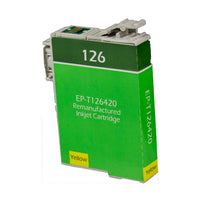 T126420 Epson Inkjet Remanufactured Cartridge,  Yellow,  8.2ML