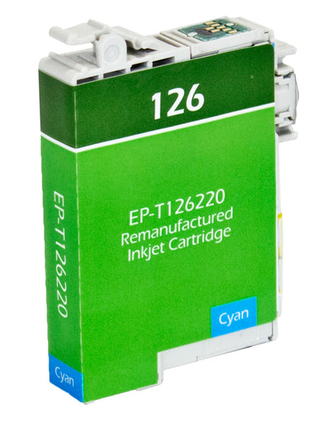 126 Epson Inkjet Remanufactured Cartridge,  Cyan,  8.2ML