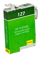 127 Epson Inkjet Remanufactured Cartridge, Yellow, 11.7ML