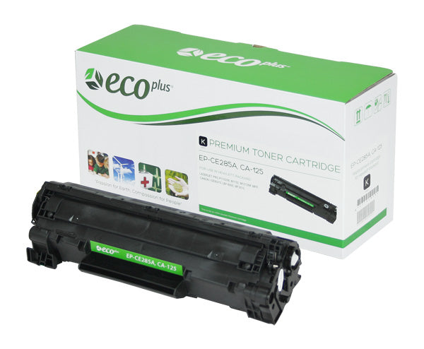 85A Hewlett-Packard Remanufactured Cartridge, Black, 1.6K Yield