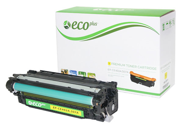 CE402A Hewlett-Packard Remanufactured Cartridge, Yellow, 6K Yield