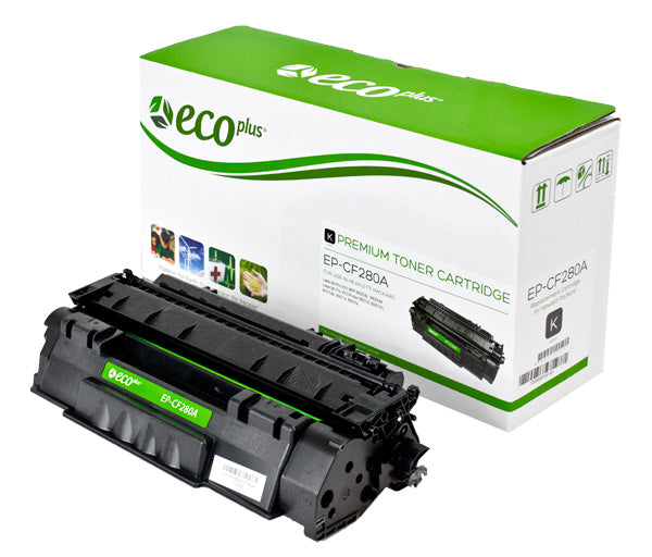 CF280A Hewlett-Packard Remanufactured Cartridge, Black, 2.7K Yield