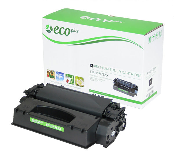 Q7553X Hewlett-Packard Remanufactured Cartridge, Black, 7K High Yield